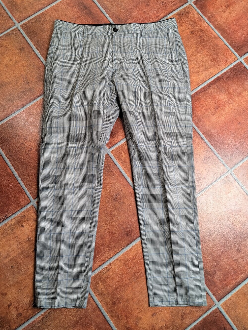 Department 5 Glen Plaid Men's Dress Pants